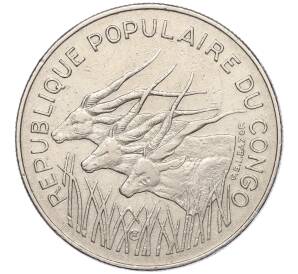 100 франков 1982 года Конго