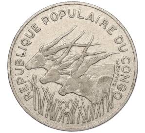 100 франков 1983 года Конго