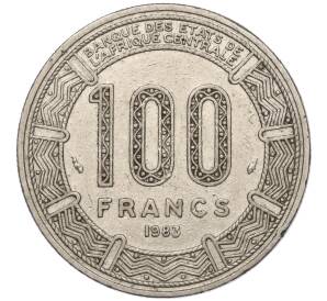 100 франков 1983 года Конго