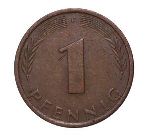 1 пфенниг 1975 года F — Фото №2