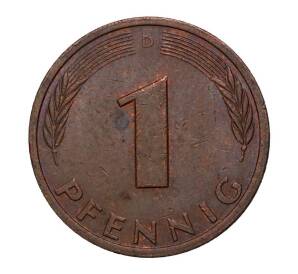 1 пфенниг 1977 года D — Фото №2