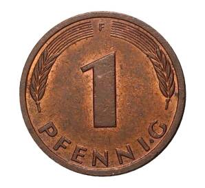 1 пфенниг 1983 года F — Фото №2