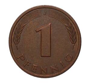1 пфенниг 1987 года J — Фото №2