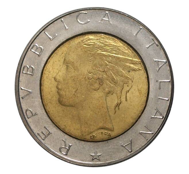 Монета 500 лир 1988 года (Артикул: M2-4109) — Фото №2