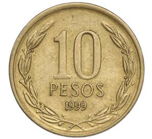 10 песо 1999 года Чили