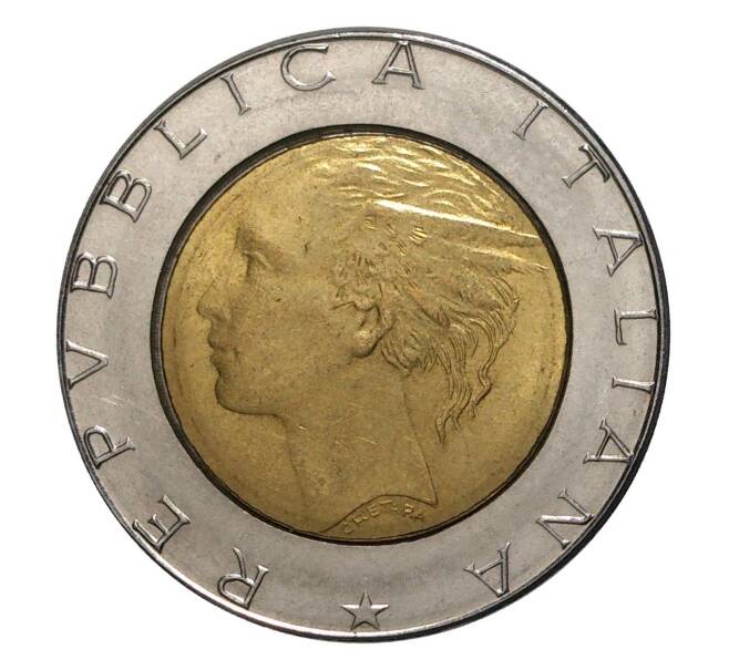 Монета 500 лир 1990 года (Артикул: M2-4111) — Фото №2