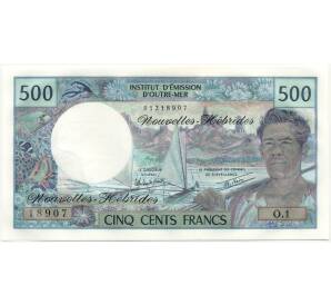 500 франков 1979 года Новые Гебриды