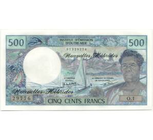 500 франков 1979 года Новые Гебриды