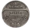 Монета 50 пфеннигов 1918 года Германия — город Нехайм (Нотгельд) (Артикул K11-98754)