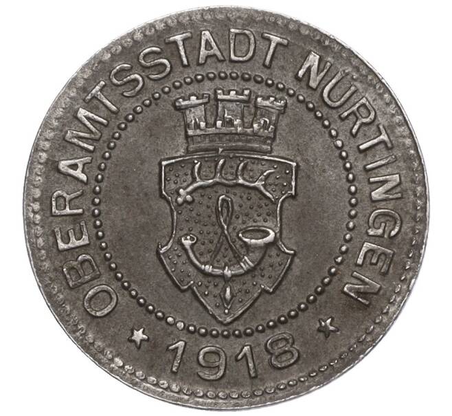 Монета 5 пфеннигов 1918 года Германия — город Нюртинген (Нотгельд) (Артикул K11-98758)