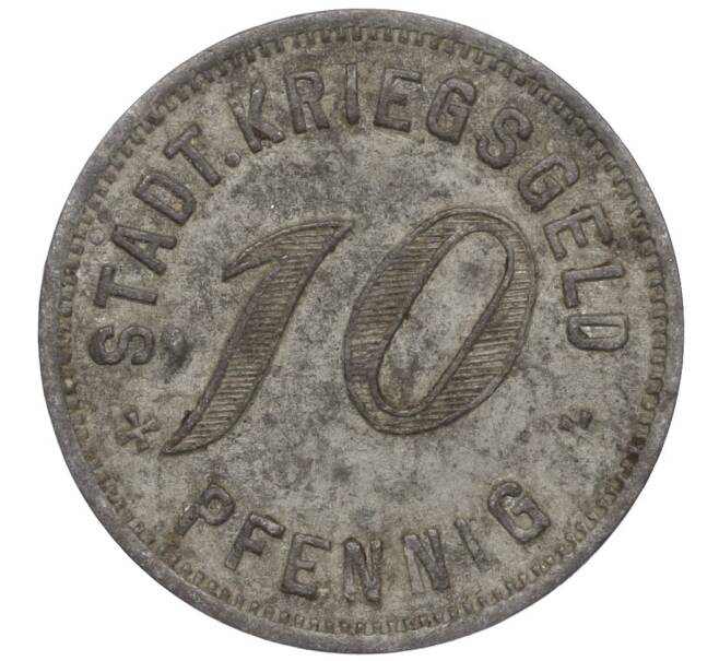 Монета 10 пфеннигов 1917 года Германия — город Кирххайм-на-Текем (Нотгельд) (Артикул: K11-98759) — Фото №2