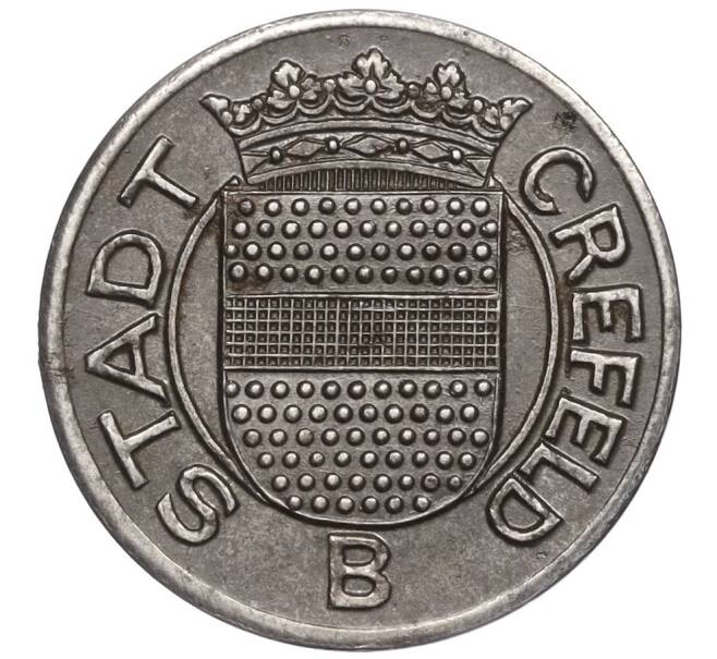 Монета 5 пфеннигов 1918 года Германия — город Крефельд (Нотгельд) (Артикул K11-98760)