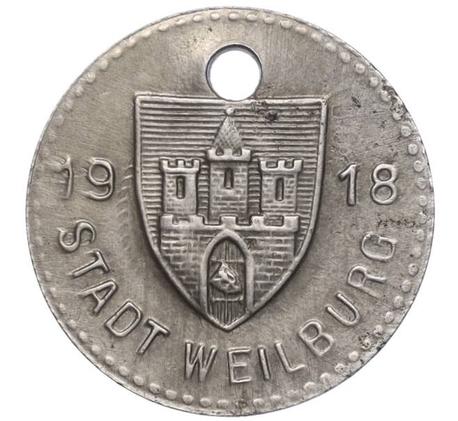 Монета 5 пфеннигов 1918 года Германия — город Вайльбург-на-Лане (Нотгельд) (Артикул: K11-98763) — Фото №1