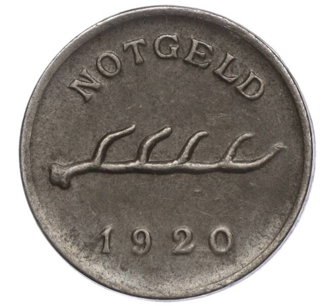 Монета 1 пфенниг 1920 года Германия — город Ройтлинген (Нотгельд) (Артикул K11-98766)