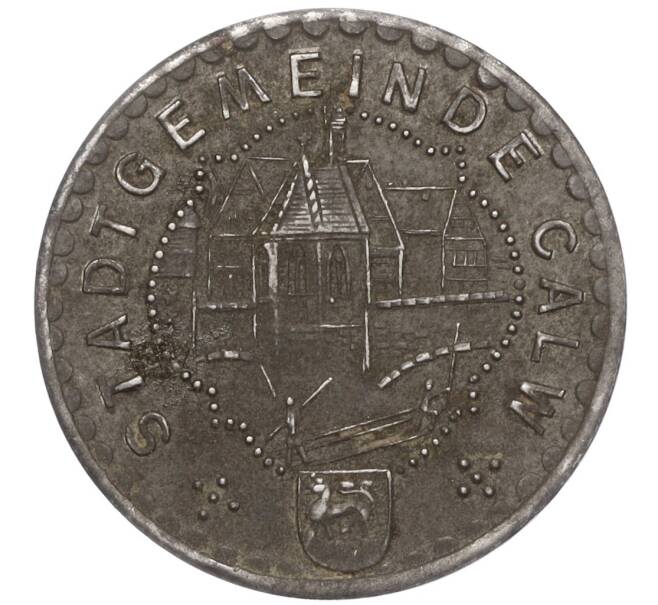 Монета 10 пфеннигов 1918 года Германия — город Кальв (Нотгельд) (Артикул: K11-98772) — Фото №1