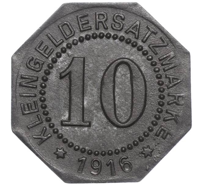 Монета 10 пфеннигов 1916 года Германия — город (Нотгельд) (Артикул: K11-98782) — Фото №2