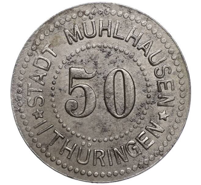 Монета 50 пфеннигов 1917 года Германия — город Мюльхаузен (Нотгельд) (Артикул K11-98790)