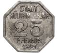 Монета 25 пфеннигов 1921 года Германия — город Мюльхайм-на-Руре (Нотгельд) (Артикул: K11-98791) — Фото №2