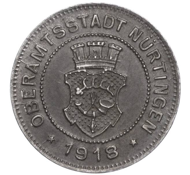 Монета 10 пфеннигов 1918 года Германия — город Нюртинген (Нотгельд) (Артикул: K11-98795) — Фото №1