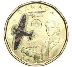 1 доллар 2023 года Канада «Элси Макгилл» (Цветное покрытие)