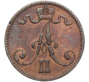 5 пенни 1867 года Русская Финляндия — Фото №2