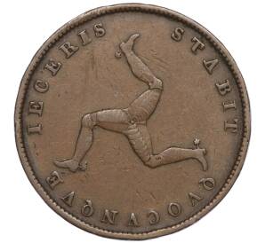 1/2 пенни 1839 года Остров Мэн — Фото №1