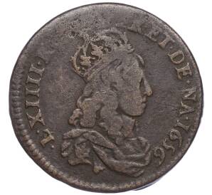1 лиард 1656 года Франция — Фото №1