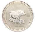 Монета 1 доллар 2007 года Австралия «Год свиньи» (Артикул K11-99092)