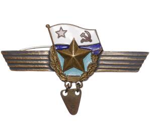 Знак «3а сверхсрочную службу в ВМФ»
