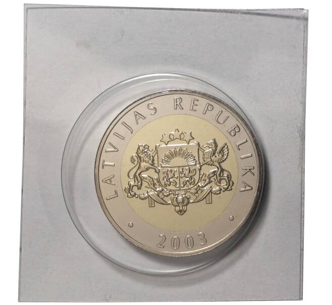 Монета 2 лата 2003 года (Артикул: M2-4155) — Фото №2