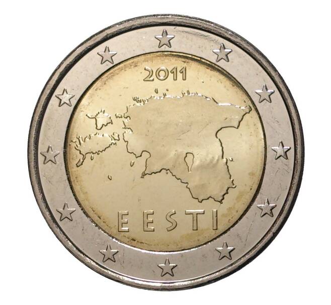Монета 2 евро 2011 года Эстония (Артикул: M2-4157) — Фото №1