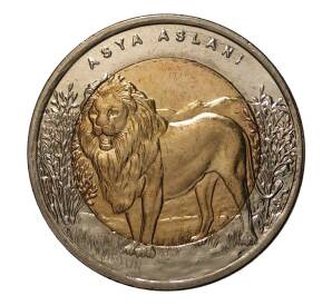 1 лира 2011 года Лев — Фото №1