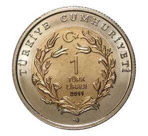 1 лира 2011 года Медведь — Фото №2