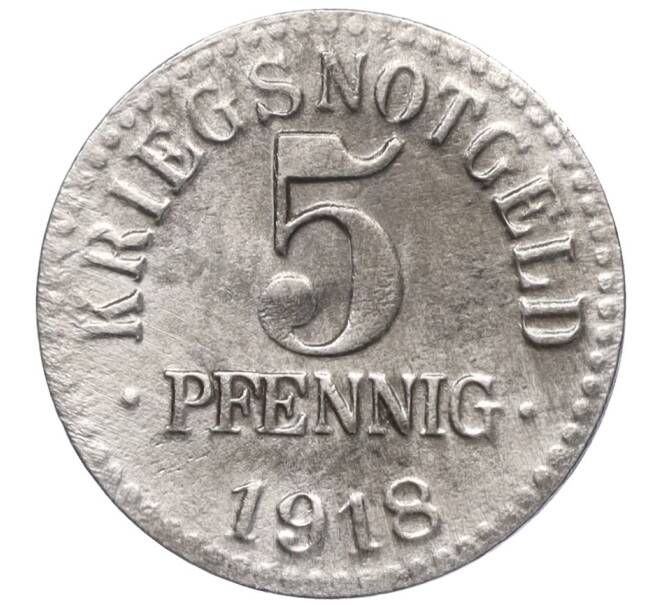 Монета 5 пфеннигов 1918 года Германия — Брауншвейг (Нотгельд) (Артикул: K11-99635) — Фото №2