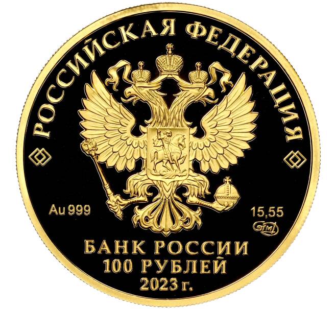 Монета 100 рублей 2023 года СПМД «Сохраним наш мир — Белка обыкновенная» (Артикул M1-55152)