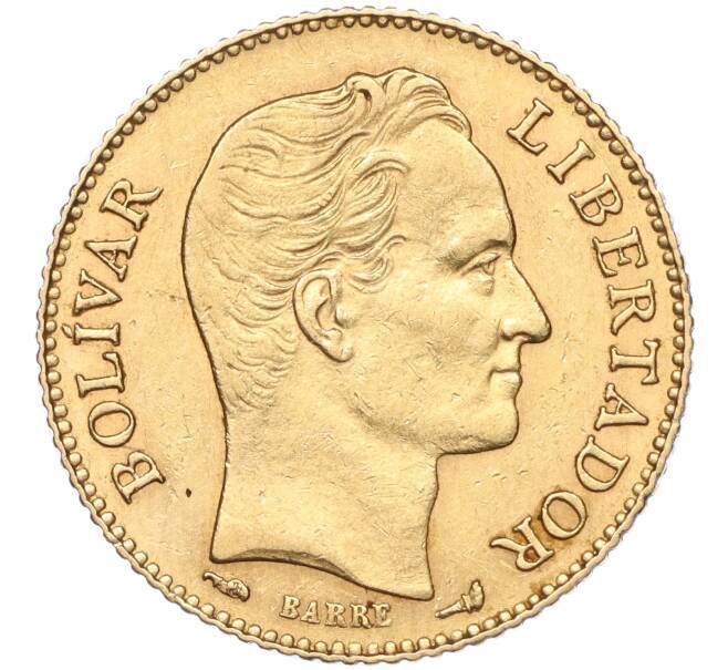 Монета 20 боливаров 1910 года Венесуэла (Артикул M2-67207)