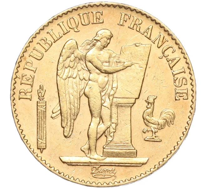 Монета 20 франков 1891 года Франция (Артикул M2-67212)