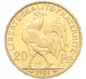 20 франков 1904 года Франция — Фото №1