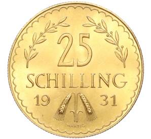 25 шиллингов 1931 года Австрия — Фото №1