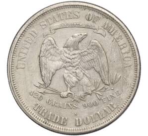 1 доллар 1875 года S США «Торговый доллар» — Фото №2
