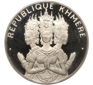 5000 риэлей 1974 года Камбоджа «Камбоджийские танцовщицы» — Фото №1