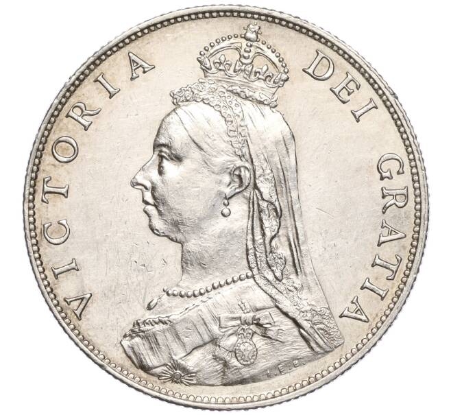 Монета 1 флорин 1887 года Великобритания (Артикул: M2-67220) — Фото №2