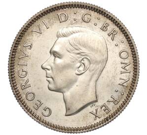 1 шиллинг 1937 года Великобритания — Английский тип (Лев стоит на 4 лапах) — Фото №2