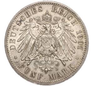 5 марок 1901 года Германия (Пруссия) «200-летие Прусии» — Фото №2