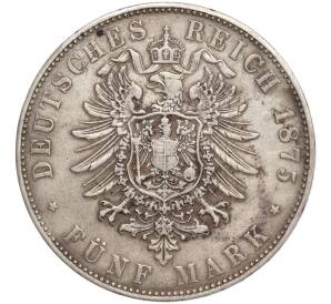 5 марок 1875 года Германия (Баден) — Фото №2