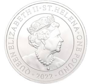1 фунт 2022 года Остров Святой Елены «Британский Торговый доллар»