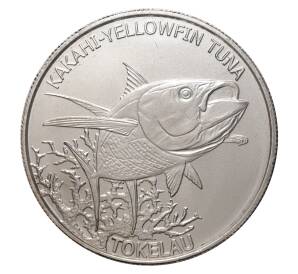 5 долларов 2014 года Желтоперый тунец