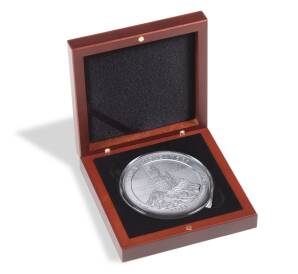 Футляр «VOLTERRA» для 1 монеты в капсуле CAPS XL 21-62 или CAPS XL 29-76. Для монет 21-76 мм LEUCHTTURM 358792