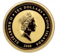 Монета 10 долларов 2008 года Острова Кука «Любовь это драгоценность» (Артикул M2-67282)