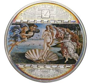 20 долларов 2008 года Острова Кука «Рождение Венеры — Сандро Боттичелли» — Фото №1